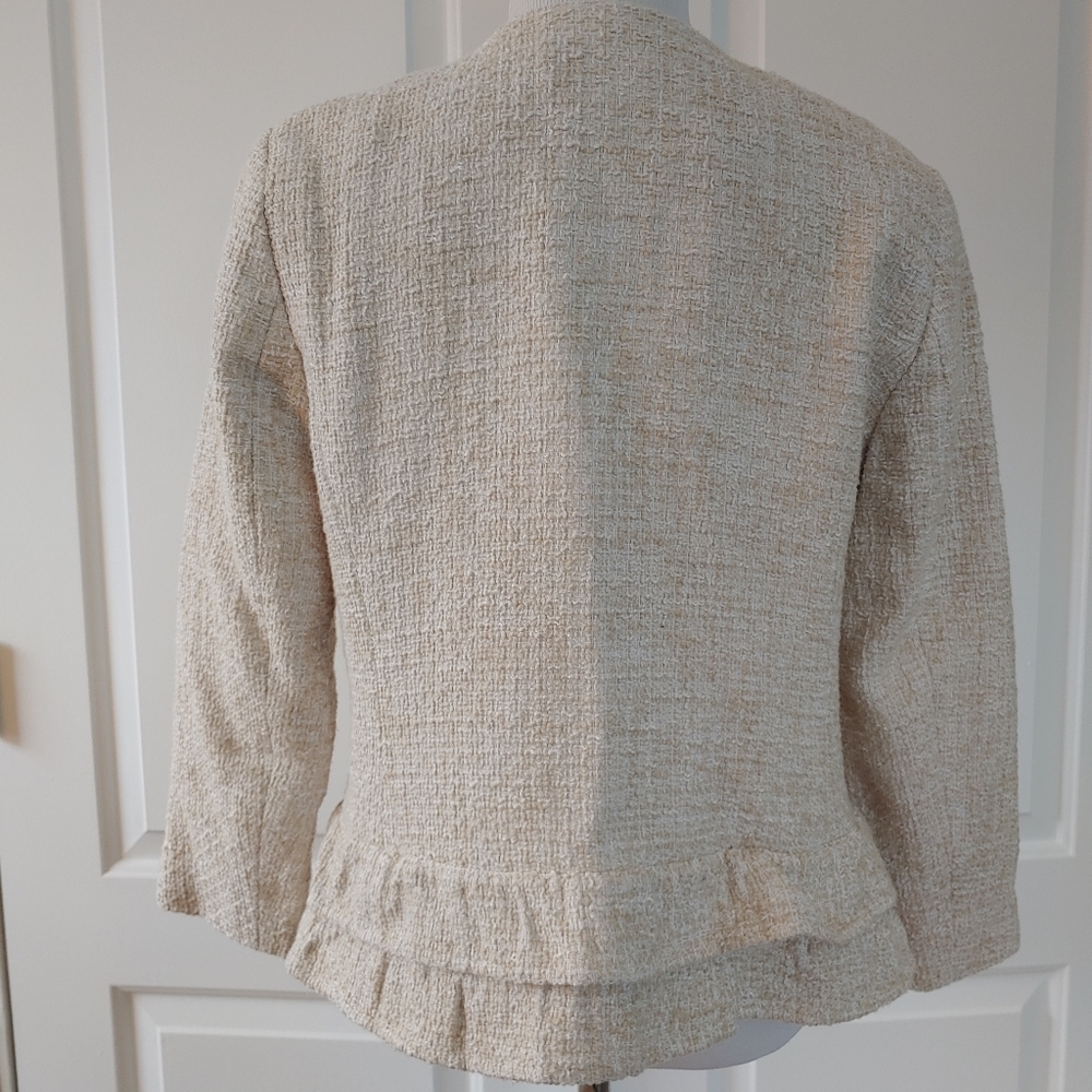 Ann Taylor Ruffle Blazer - Picture 3 of 5